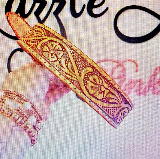 Baby Brown Registry Western Express Boys Brown Leather Tooled Belts