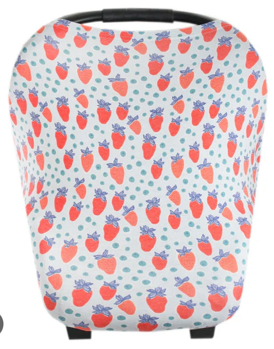 Baby May Registry Copper Pearl Strawberry Multi-Use Cover