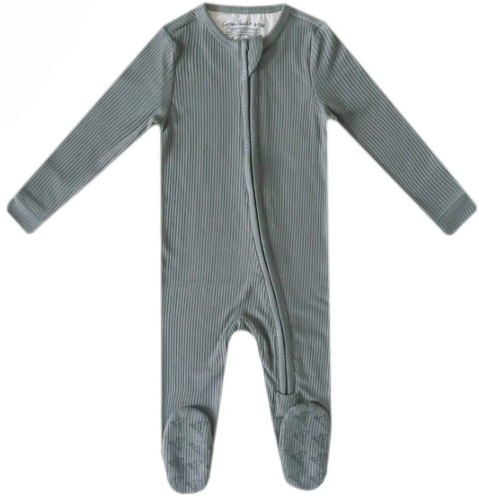 Copelan Walker Pitts Registry Copper Pearl Zip Up Footie Pajamas