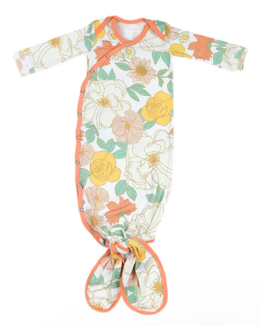 Baby Jackson Registry Copper Pearl 'Rose' Gown