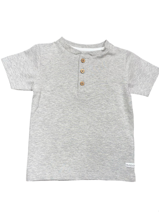 Lincoln Allen Registry RuggedButts Gray Melange Short Sleeve Shirt