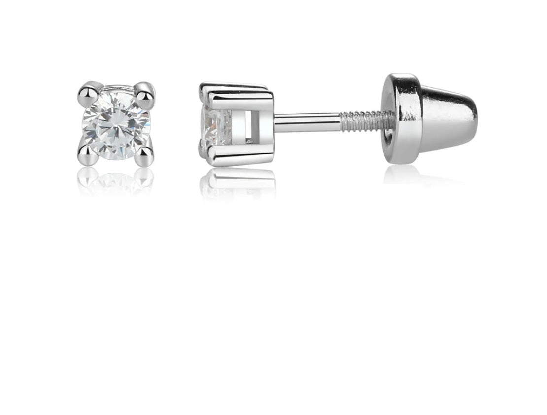 Jozi Faytte Registry Clear Stud Earrings