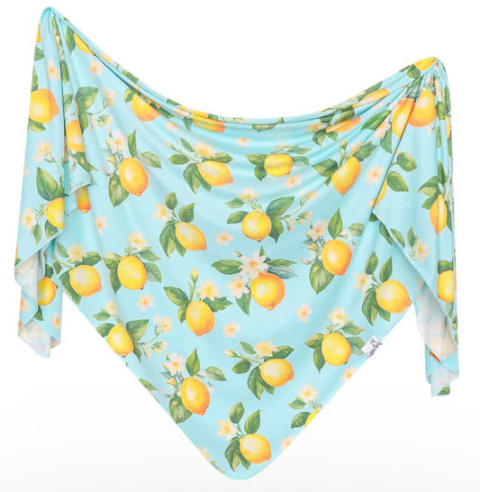 Baby Jones Registry Copper Pearl 'Lemon' Swaddle