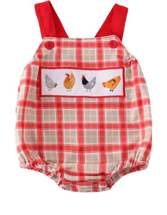 Copelin Twins Registry Abby & Evie Chicken Romper