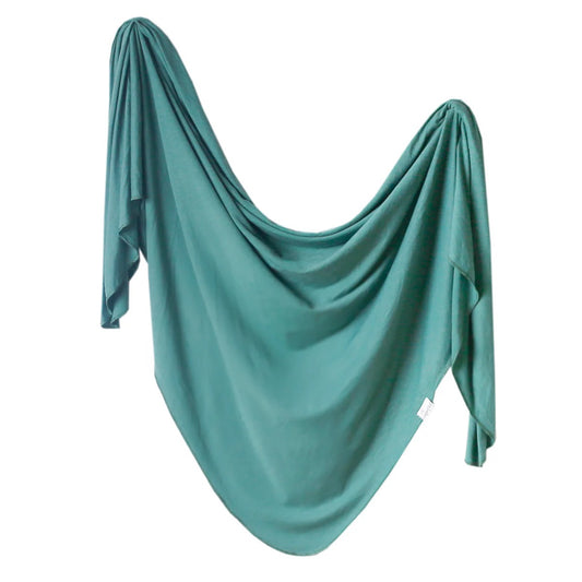 Baby O'Rear Registry Copper Pearl Aqua Swaddle