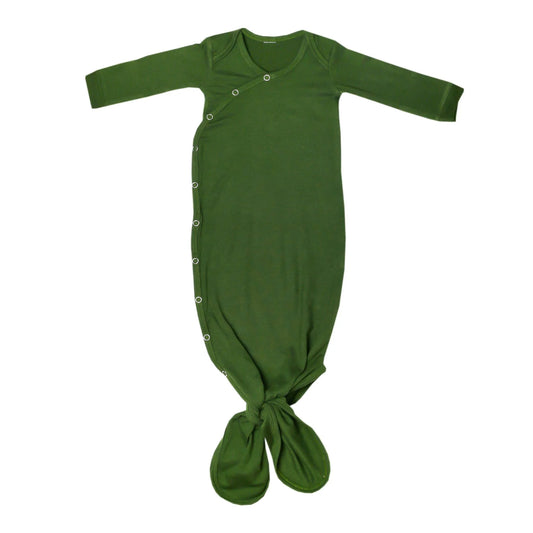 Baby Smith Registry Copper Pearl 'Alder' Knotted Gown