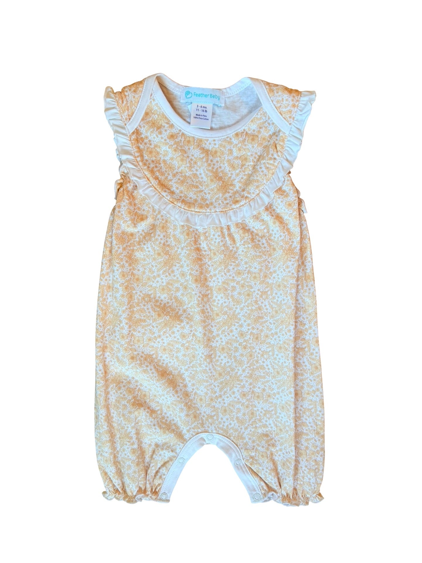 Baby Wrenli Registry Feather Baby Romper