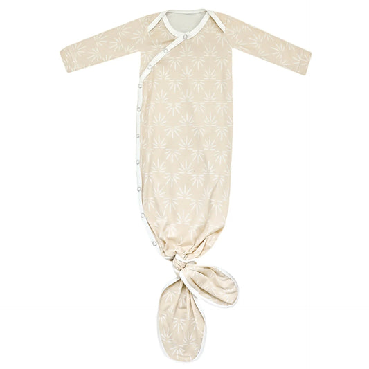 Baby Smith Registry Copper Pearl 'Sol' Knotted Gown