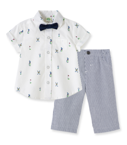 John Parker Lawson Registry Little Me Golf Pant Set