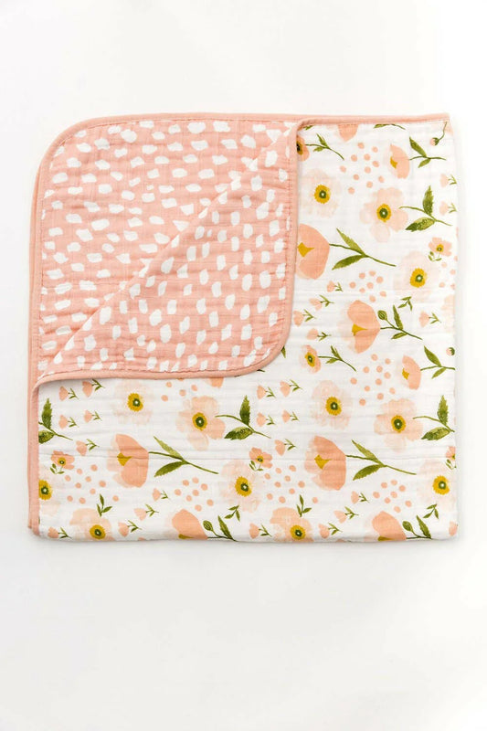 Oakley Jane Registry Clementine Kids 'Blush Bloom' Blanket