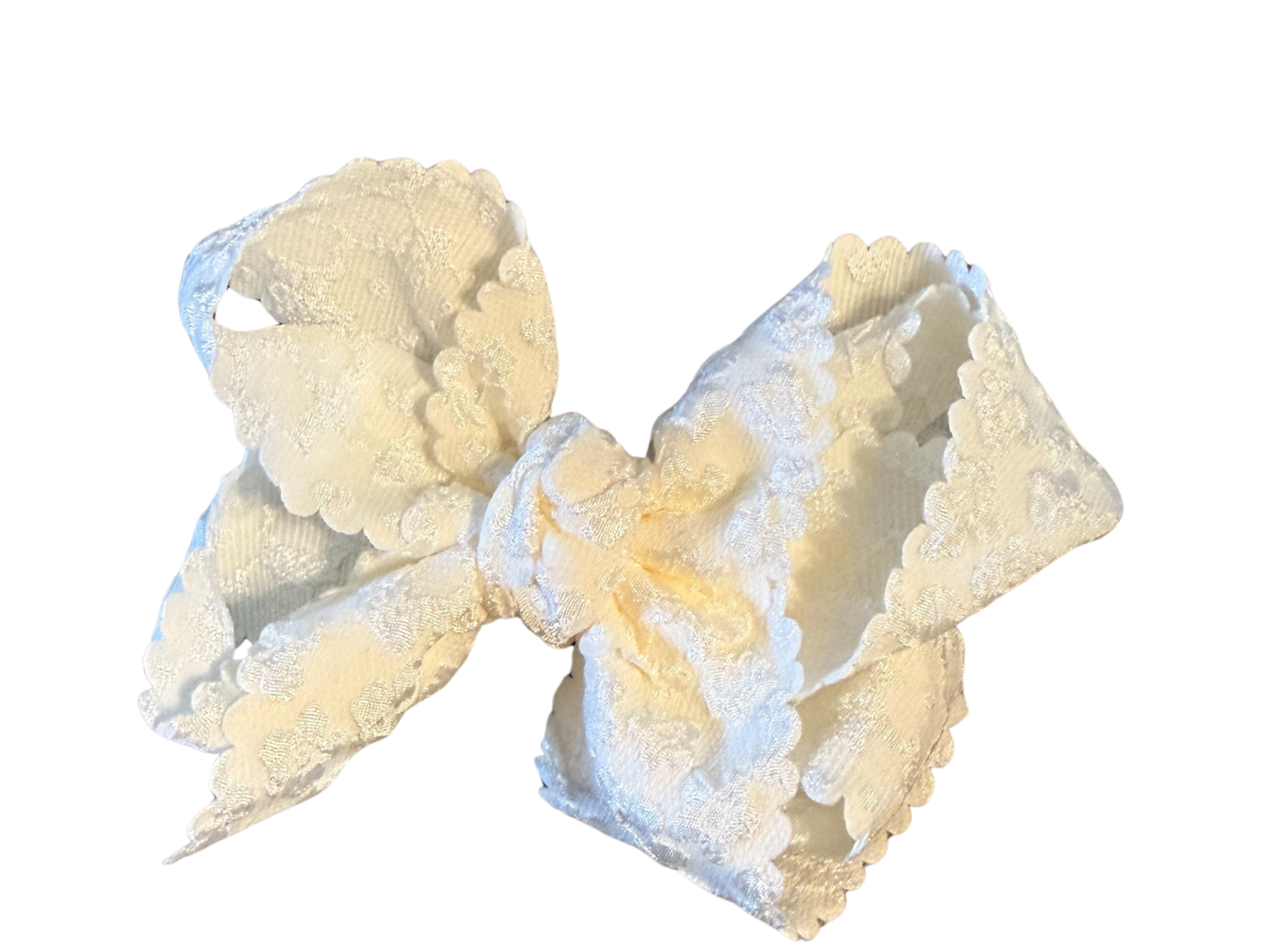 Oakley Jane Registry Beyond Creations 'Antique White' Lace Bow