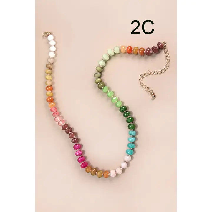 Multicolored Beaded Necklace