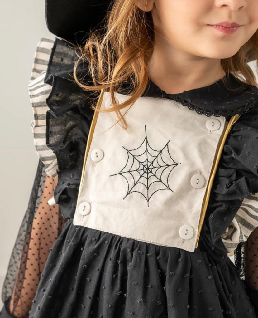 Evie’s Closet Halloween Web/Floral Panel Bubble