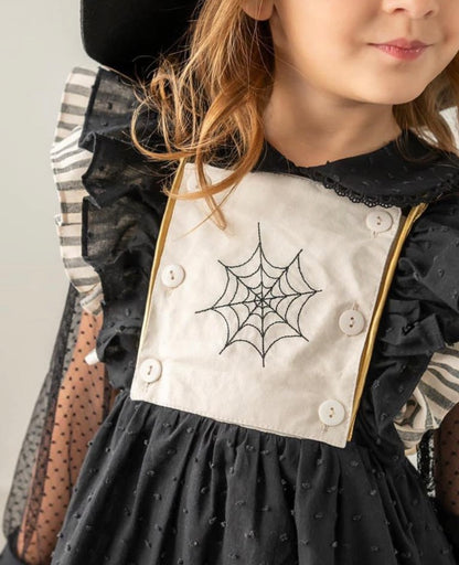 Evie’s Closet Halloween Web/Floral Panel Bubble