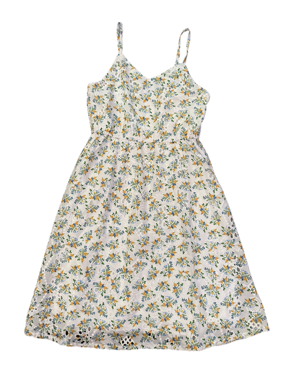 Eyelet Floral Sleeveless Dress