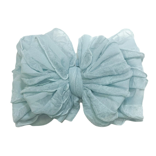 Baby May Registry Rockin' Royalty 'Sky Blue' Headband Bow