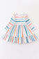 Honeydew Faded Stripe Print Dress
