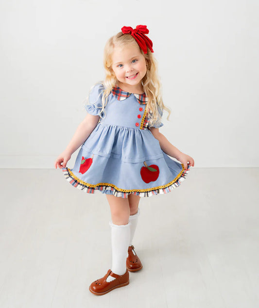 Evie's Closet Clothing Apple Plaid Tunic Set