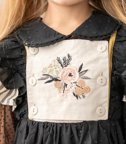Evie’s Closet Halloween Web/Floral Panel Bubble
