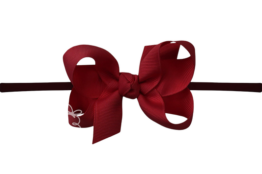 Murphy Jane Registry Beyond Creations 'Burgundy' Bow