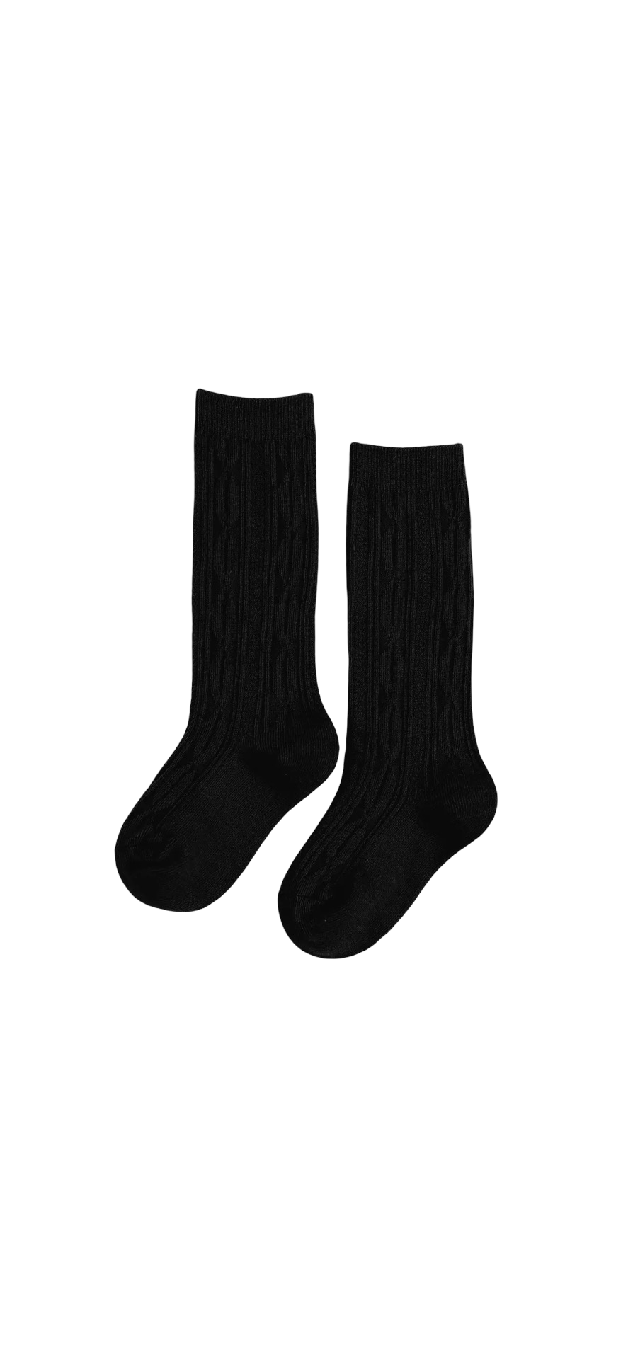 Baby McCall Registry Little Stocking Co. Black Knee High Socks