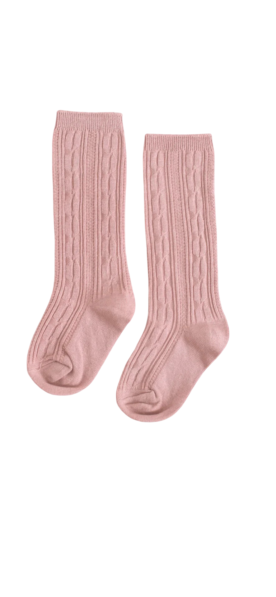 Baby McCall Registry Little Stocking Co. Mauve Knee High Socks