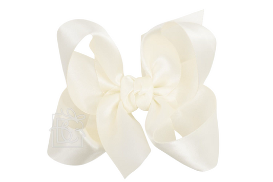 Ivee Jean Registry Beyond Creations 'Antique White' Satin Bow