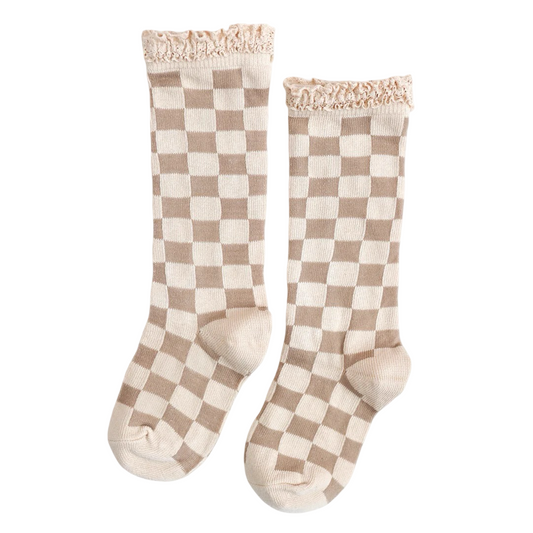 Whitlee Jade Registry Little Stocking Co. 'Vanilla Lace' Socks
