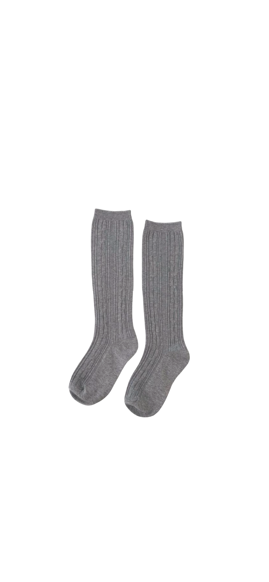Baby McCall Registry Little Stocking Co. Gray Knee High Socks