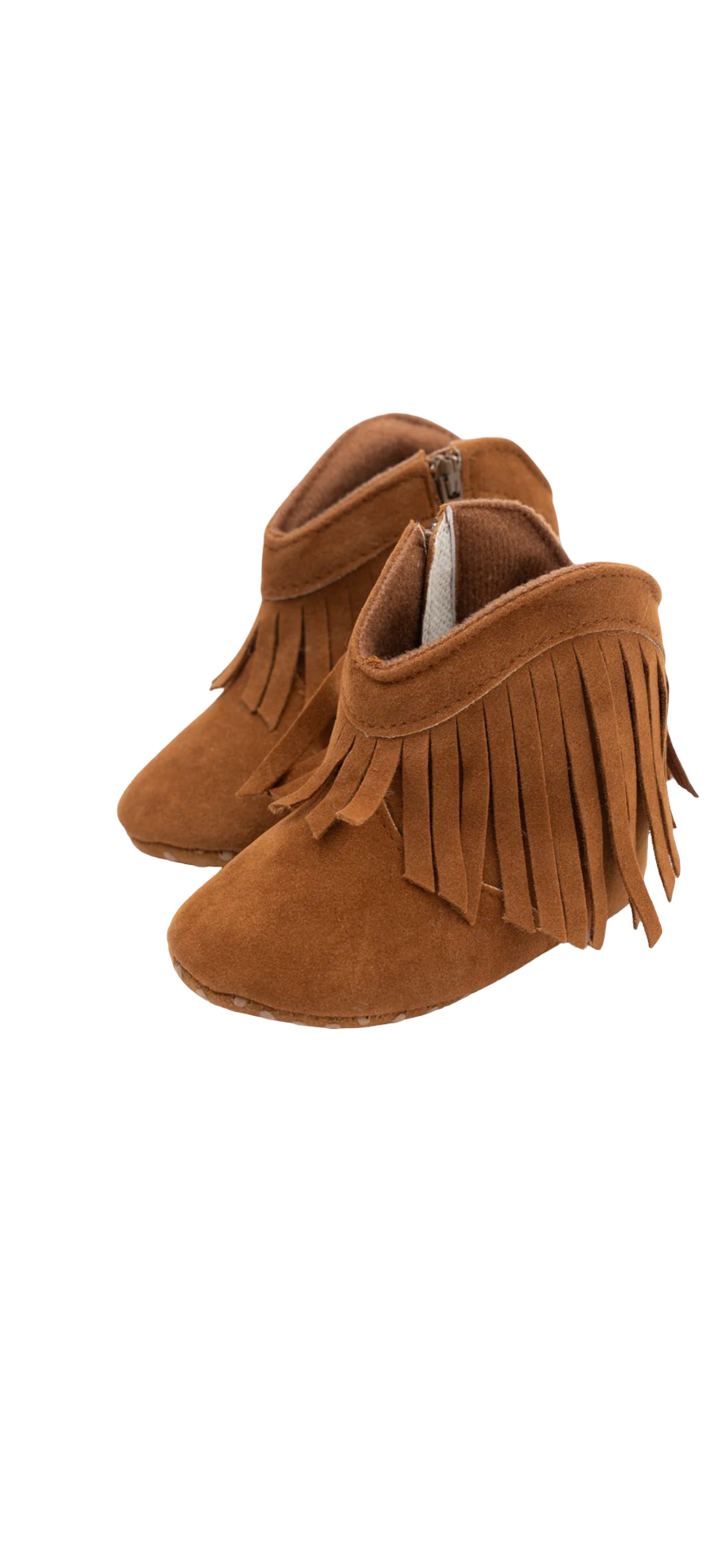 Whitlee Jade Registry Brown Fringe Boots