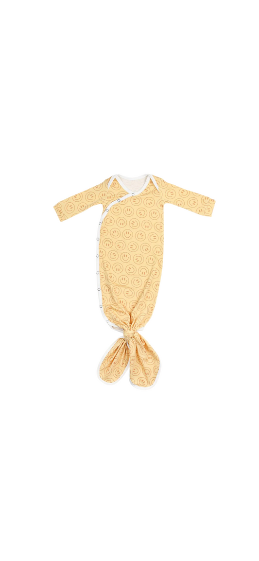 Miller Whittlesey Registry Copper Pearl 'Vance' Knotted Gown