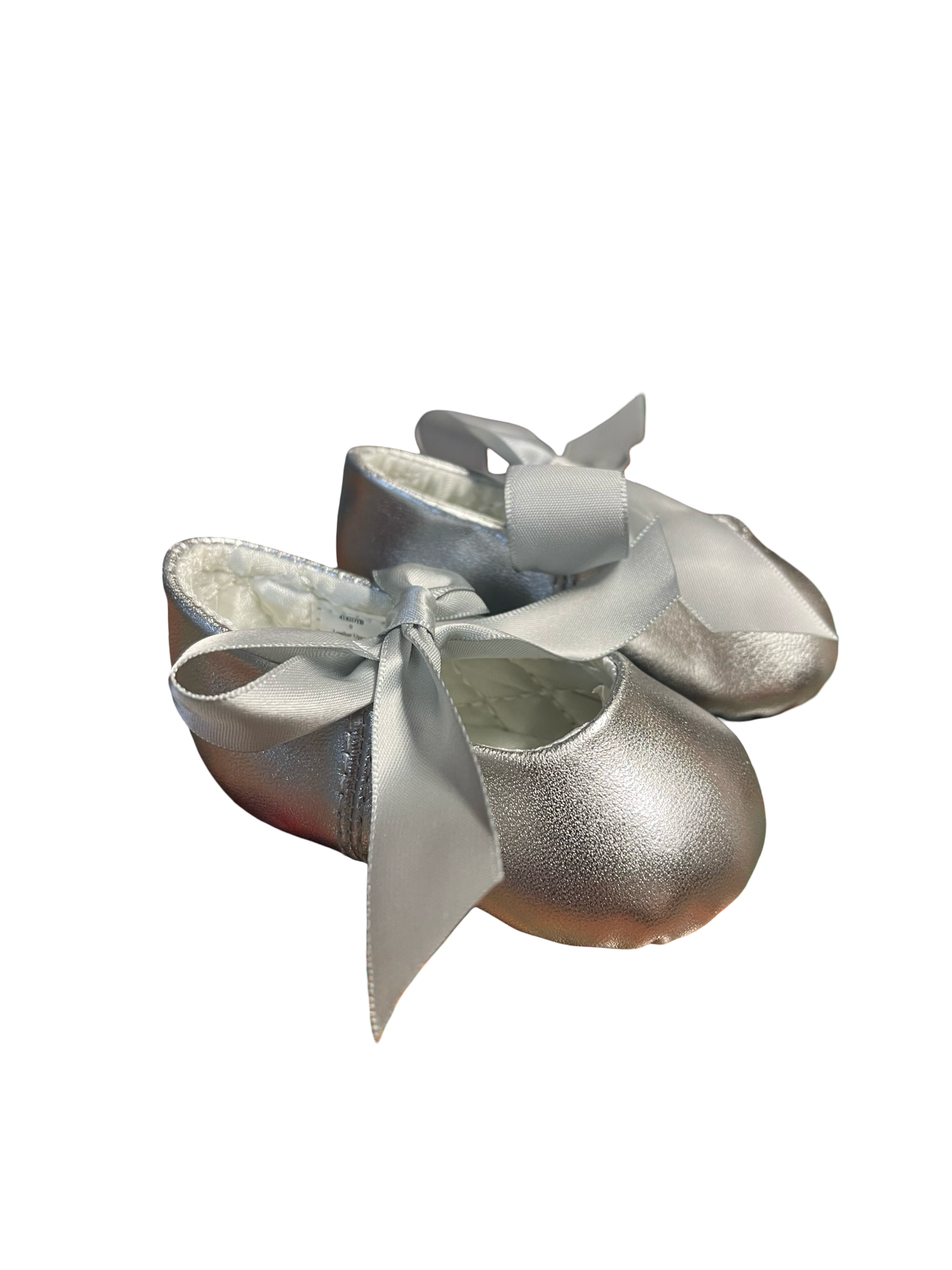 Ivee Jean Registry Baby Deer Silver Slippers