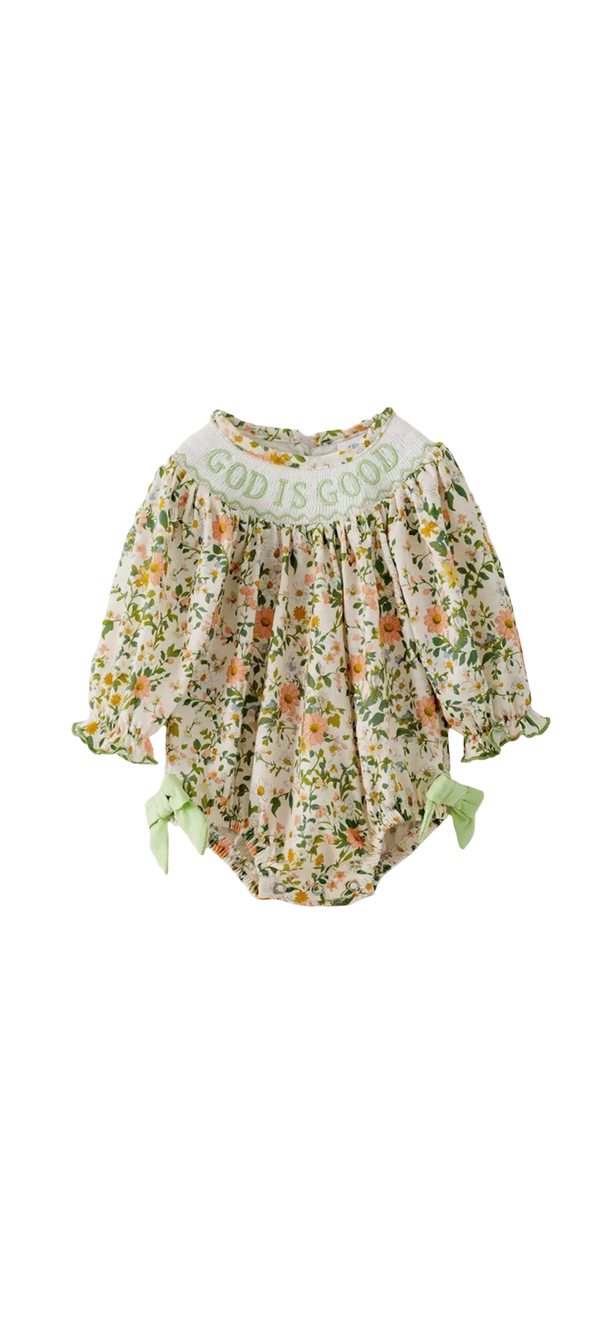 Ivee Jean Registry 'God is Good' Floral Bubble