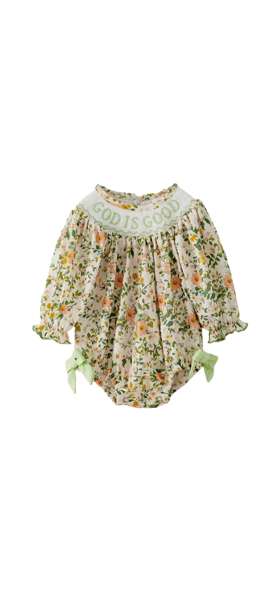 Ivee Jean Registry 'God is Good' Floral Bubble