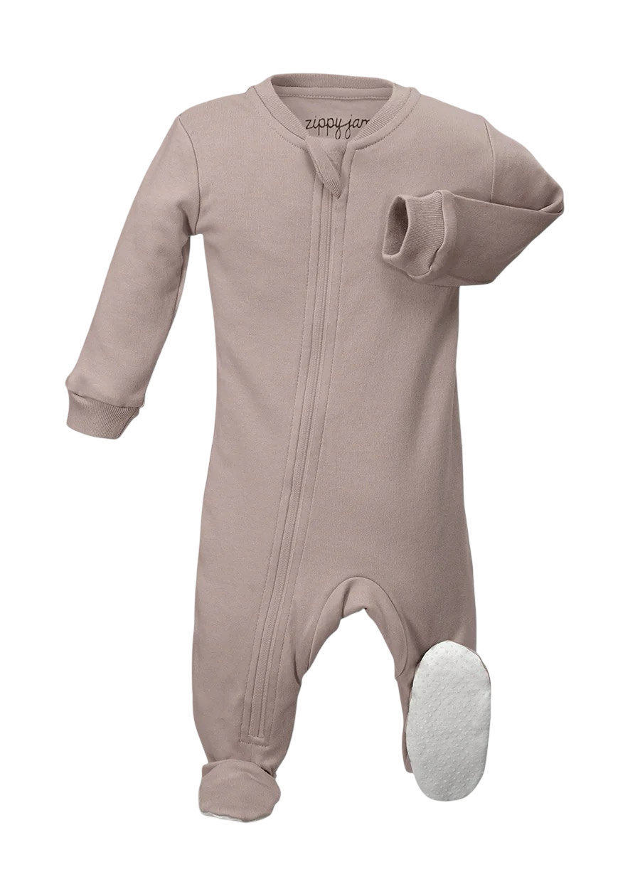 Baby McCall Registry Zippy Jams Mauve Footie