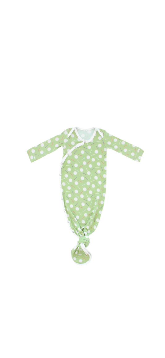 Miller Whittlesey Registry Copper Pearl 'Bogey' Knotted Gown