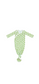 Miller Whittlesey Registry Copper Pearl 'Bogey' Knotted Gown