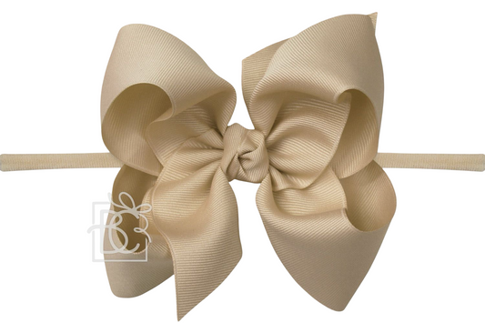 Baby Wrenli Registry Beyond Creations 'Oatmeal' Bow
