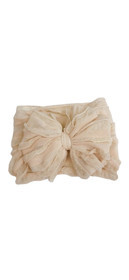 Elizabeth Juliette Registry Rockin' Royalty 'Cream' Bow