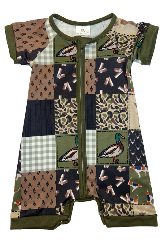 Colt Paul Registry Honeydew Camo Romper