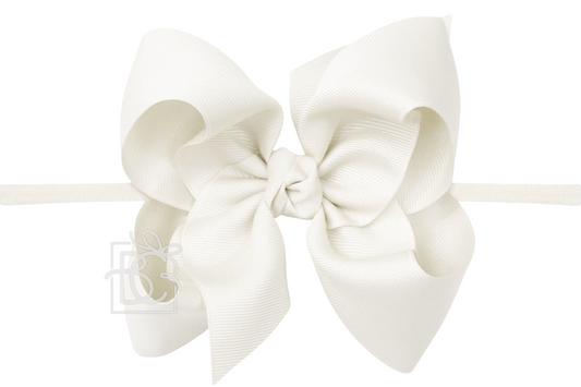 Baby Wrenli Registry Beyond Creations 'Antique White' Bow