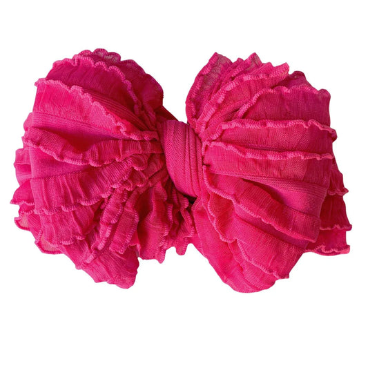Baby May Registry Rockin' Royalty 'Wild Pink' Headband Bow
