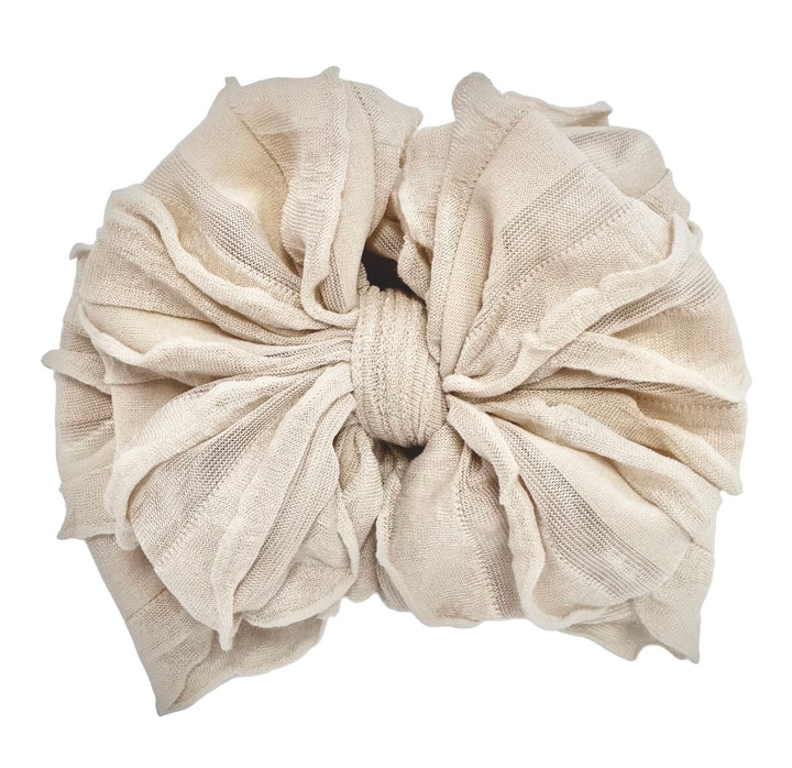 Caroline June Harville Registry Rockin' Royalty 'Sandy' Ruffle Headband Bow