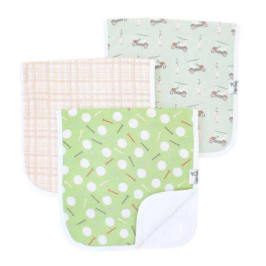 Baby Teske Registry Copper Pearl 'Bogey' Burp Cloth Set