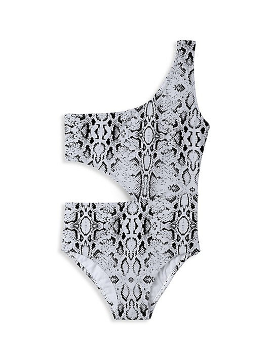 Stella Cove Snakeskin Cut Out Swimsuit
