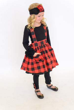 Serendipity Clothing Co. Buffalo Plaid 2-Piece Dress Set
