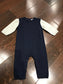 Ce Ce Co Navy/Gray Cable Knit Romper