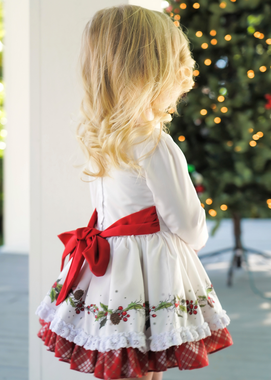 Be Girl Clothing 'Lottie' Holly Berry Dress