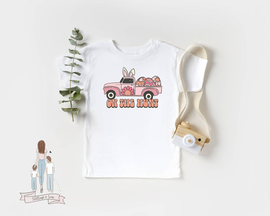 Pink 'On the Hunt' Easter Tee
