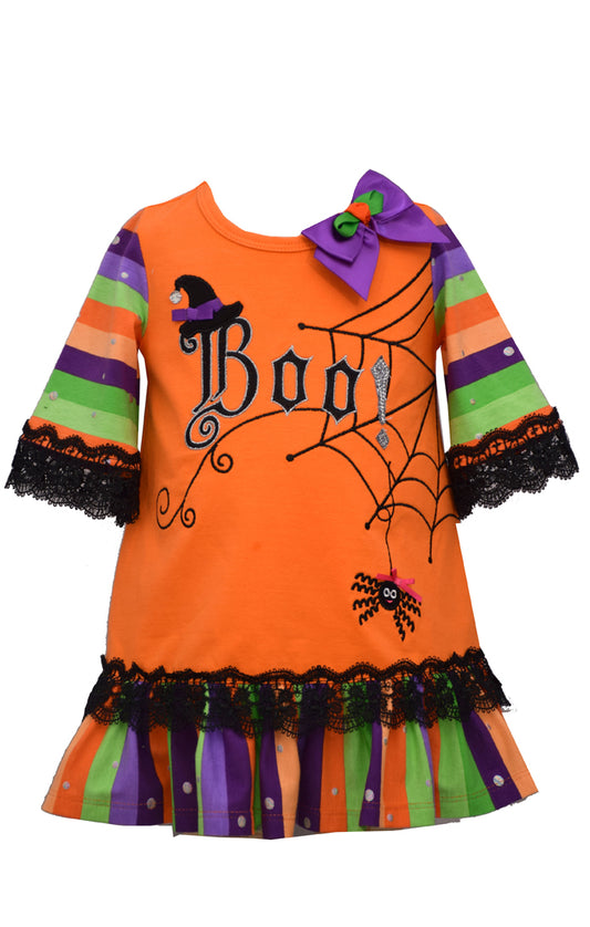 "BOO GIRL" Ruffle Dress